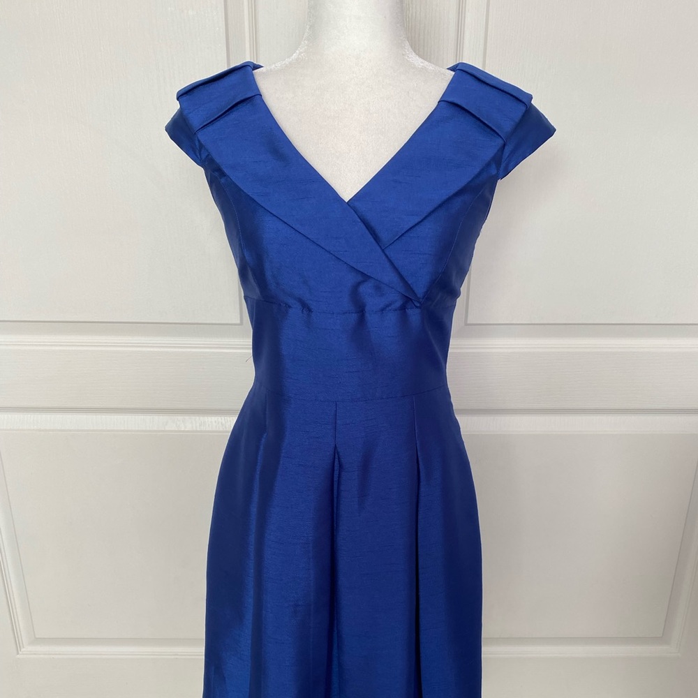 Tahari Royal Blue Cocktail Dress